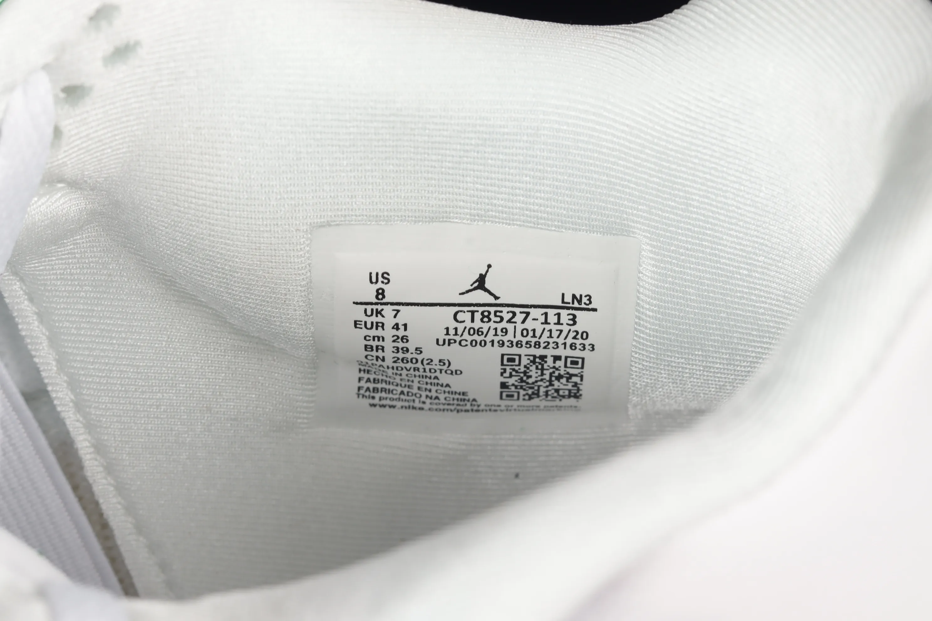 All categories Air Jordan Jordan series basketball shoes Air Jordan 4 F version Air Jordan 4 "Pine Green" AJ4 Joe 4 white and green first layer genuine label CT8527-113